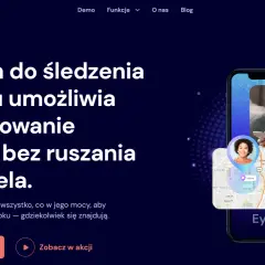 Telefon z mapą lokalizacji i zdjęciem dziecka, obok kobieta pisząca wiadomość.
