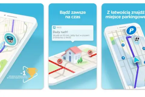 Darmowa nawigacja samochodowa pomoże Ci ominąć korki, znaleźć parking i być zawsze na czas.