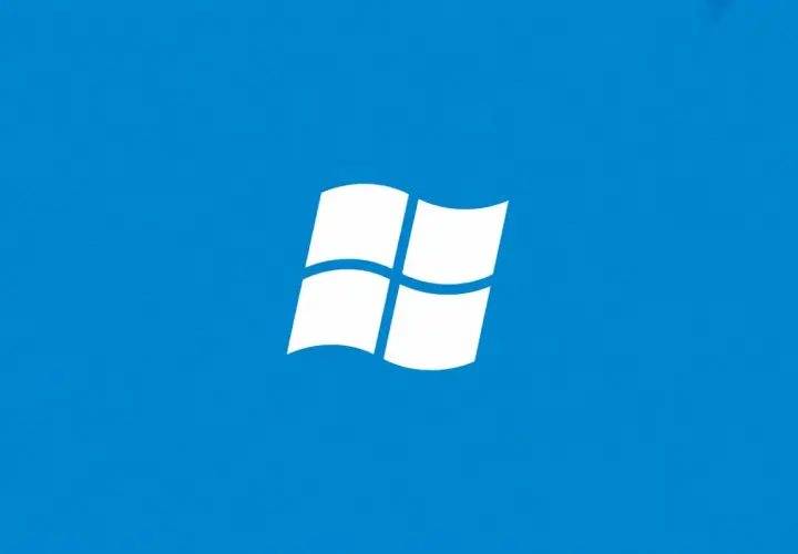 Białe logo Windows na niebieskim tle. To ikona, która często pojawia się w schowek Windows.