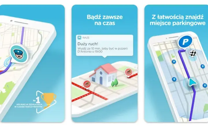 Darmowa nawigacja samochodowa pomoże Ci ominąć korki, znaleźć parking i być zawsze na czas.