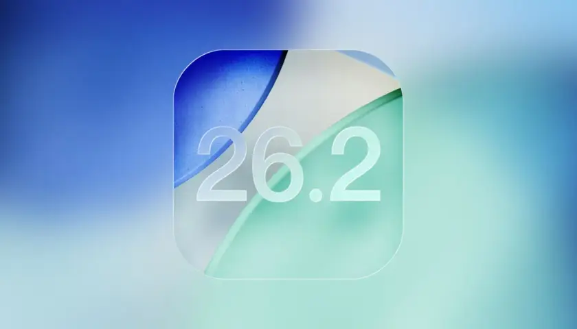 Ikona z numerem 26.2 na tle gradientu niebieskiego i zielonego. Czyżby to zapowiedź najnowszego iOS?