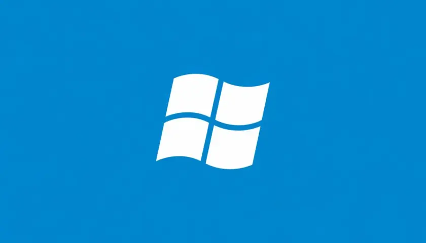 Białe logo Windows na niebieskim tle. To ikona, która często pojawia się w schowek Windows.