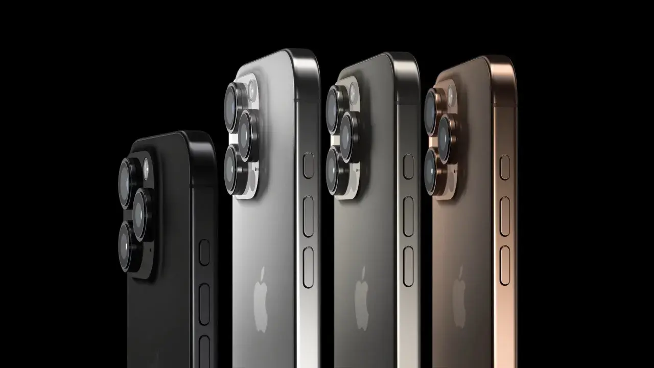 Cztery iPhone'y w różnych kolorach: czarny, srebrny, grafitowy i złoty. Zastanawiasz się, jaki iPhone jest najbardziej opłacalny?