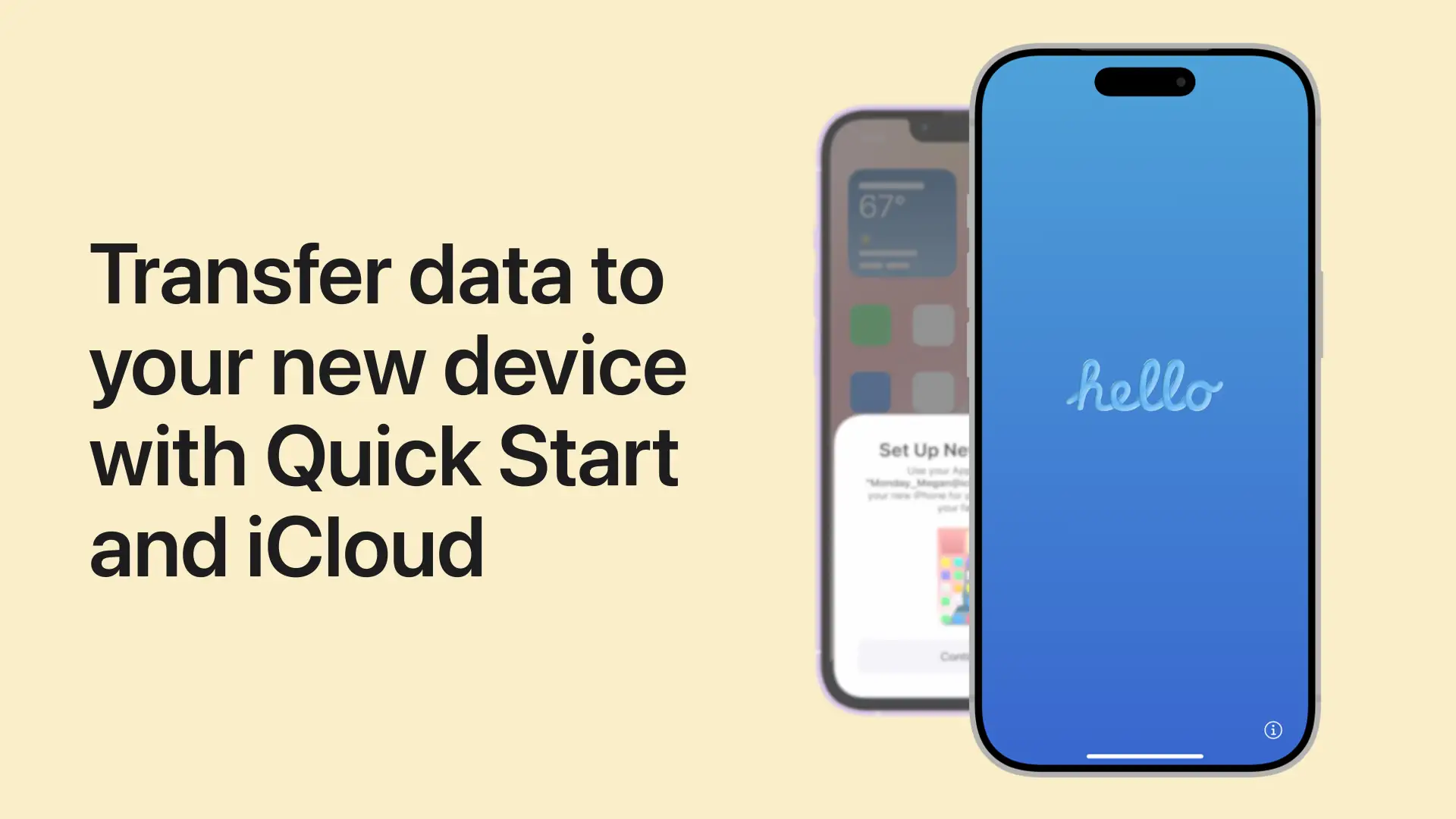 Jak przenieść dane z iPhone na iPhone? Szybki Start i iCloud ułatwiają ten proces.