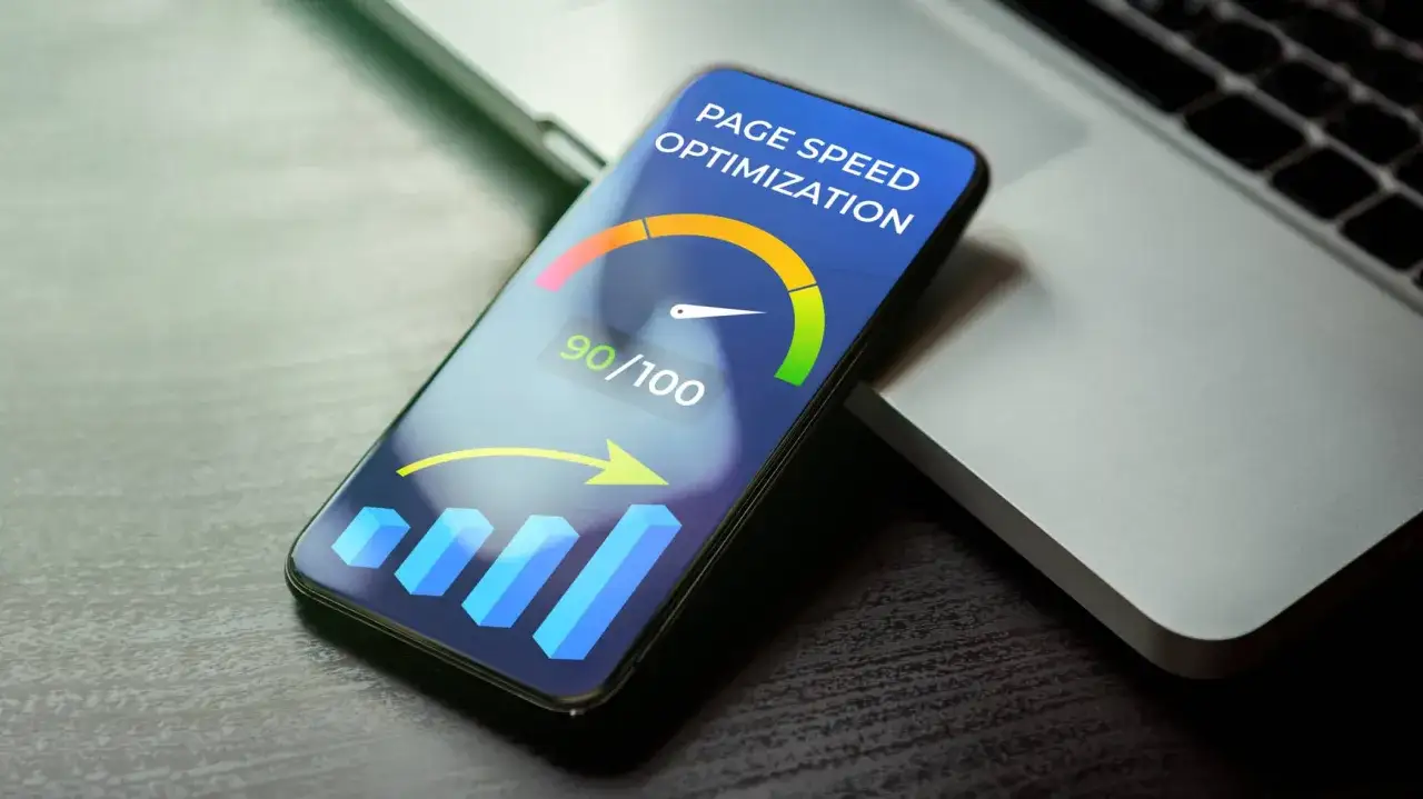 Smartfon z wynikiem 90/100 w optymalizacji szybkości strony. Dowiedz się, jak przyspieszyć telefon i poprawić jego wydajność.