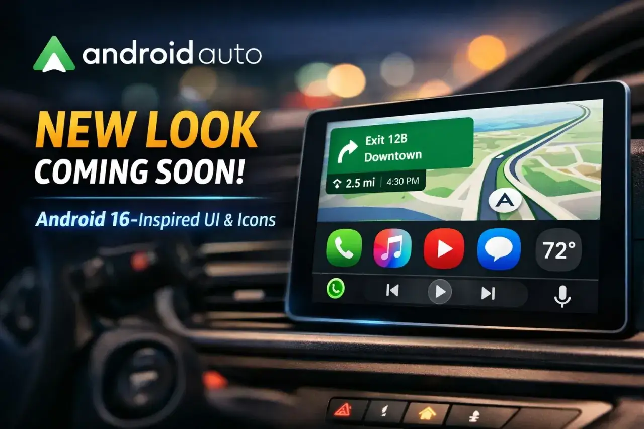 Nowy wygląd Android Auto już wkrótce! Aktualizacja inspirowana Android 16 z odświeżonym UI i ikonami.